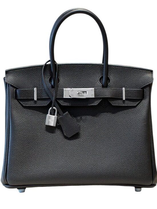The Distinct Collection Handbags - The Ellington 30 - Noir | Black - Top Handle Satchel Bag
